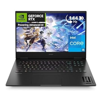 HP OMEN 16-wd0003sl Notebook, Intel Core i5-13420H, 16GB RAM DDR5, 512GB SSD PCIe NVMe, Display 16,1" FHD 144Hz IPS, Grafica Nvidia RTX 4050 6GB GDDR6, Wi-Fi 6, FreeDOS, Nero