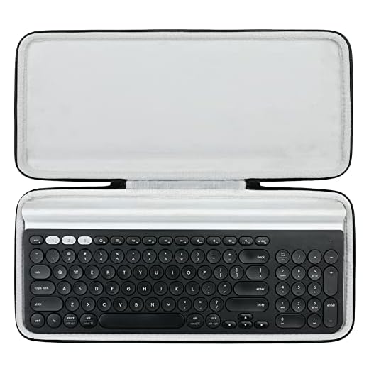 Khanka Hard Travel Case Replacement for Logitech K780 Multi-Device Wireless Keyboard
