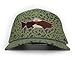 Paramount Outdoors Sunset Trout Fishing Hat Mountain Fish Silhouette Performance Outdoor Hat with Comfort Snapback (US, Alpha, One Size, Olive Fish Skin)