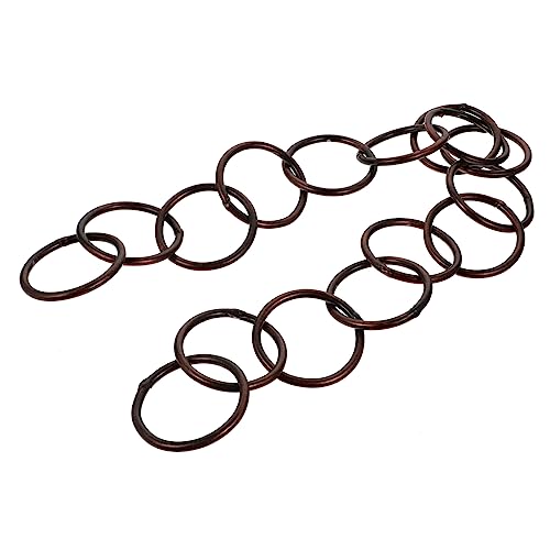 TOYANDONA Chaîne de Pluie Alliage Aluminium pour Gouttières Alternative Décorative et Pratique pour Balcon et Jardin