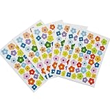 20 Sheets Mini Flower Stickers Cute Small Flower Stickers for Girl Decal Sticker Cute Decorative Stickers for DIY Crafts Scrapbooking Laptop Bottle Colorful Flower Sticker (Cute Flower)