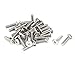 uxcell M6x25mm Nickel Plated Hex Socket Head Furniture Bolts Connector Fastener 30pcs