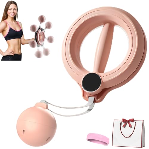 Trener ramion, Płynny obrót o 360 stopni Korba ręczna Trenażer ramion i ramion Pierścień do ćwiczeń przedramienia Wielokolorowy(Standard Model-Pink)