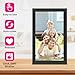 Digital Picture Frame 10.1 inch Smart Electronic Frameo Photo Frame 32GB Auto-Rotate 1280*800 HD Touch Screen, Desk or Wall Mounted, Share Photos Videos Instantly, Gifts for Mom Dad Women Men (Black)