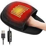 USB Heated Mouse Pad with 3 Adjustable Temperatures & 2/4/8 Hours Timer Settings