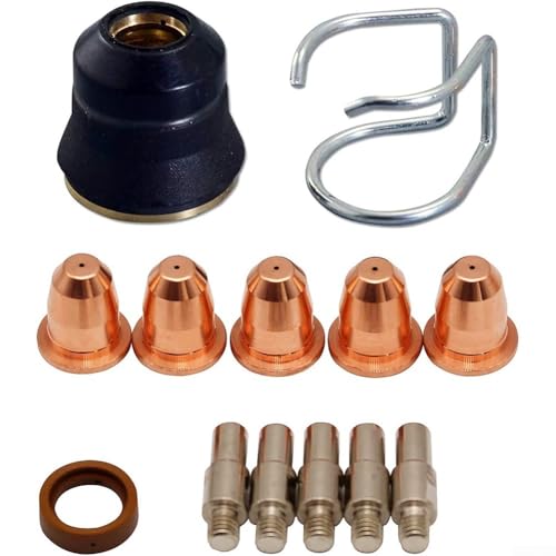 Kit de pièces de rechange pour torche plasma Trafimet Ergocut S25K S25, S35K, S45 PR0110 Electrode, PD0116 08 embouts
