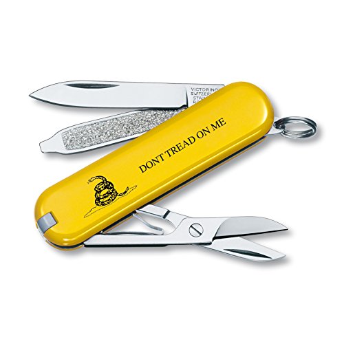 Victorinox Swiss Army Classic SD Pocket Knife, Gadsden Flag, 58mm