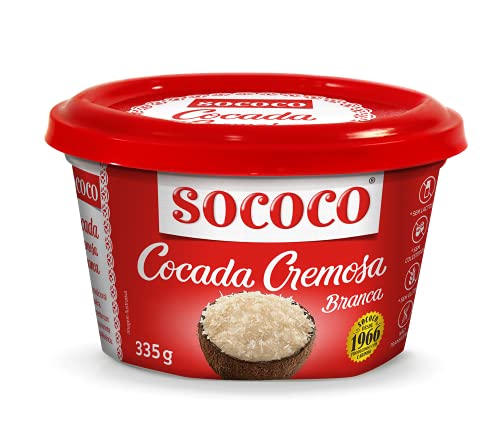 Kokosnuss-Dessert, 335g - Cocada Cremosa Branca SOCOCO 335g