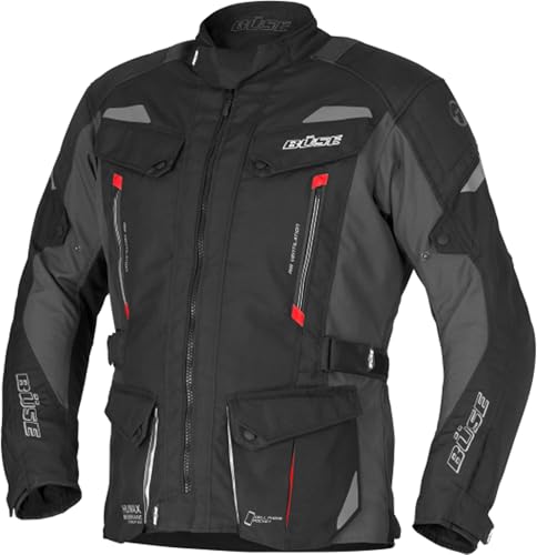 Büse Lago 3 Motorrad Textiljacke, schwarz, L