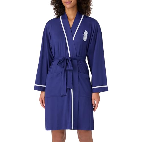Tommy Bahama Stretch Jersey Long Sleeve Bathrobe - Short Robes for Women