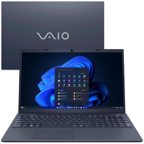 Notebook VAIO FE15 Intel® Core™ i5-1235U Windows 11 Pro 16GB RAM 256GB SSD 15.6' Full HD - Cinza Grafite