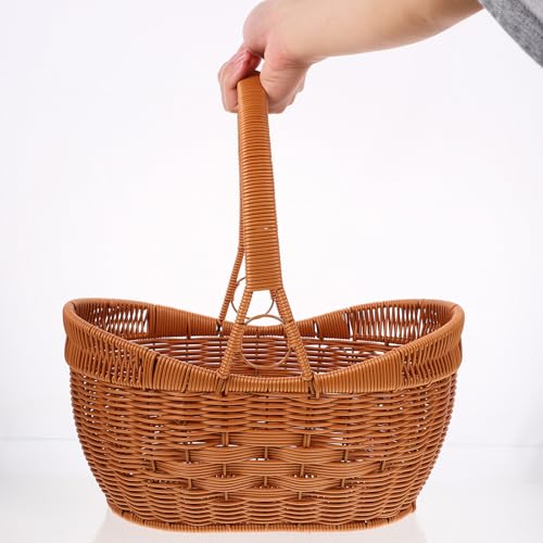 Panier alimentaire tressé polyvalent de grande capacité - 5