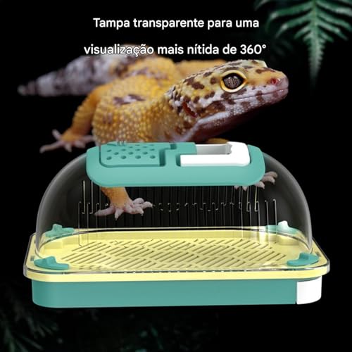 CAGA DE LIZARD PORTÁVEL, Caixas de criador de répteis,Gabinete de réptil portátil respirável - Camal