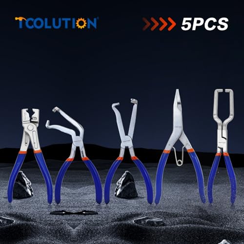Pinces déconnexion électrique et carburant pour connecteurs auto (Kit 5 pcs)