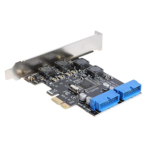 Adaptateur PCI-E vers 19/20 broches Carte Contrôleur Interne USB 3.0 PC
