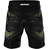 FUERTE Y RESISTENTE A LA ABRASIÓN: los pantalones cortos de entrenamiento hechos de poliéster de alta calidad están diseñados para entrenamiento intensivo. El material es fuerte y duradero. La costura reforzada es hasta un 140% más resistente a la abrasión que otras fibras.