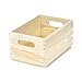 Compactor - Caja de almacenaje, Madera Natural, 30 x 20 x H.14 cm, RAN6474