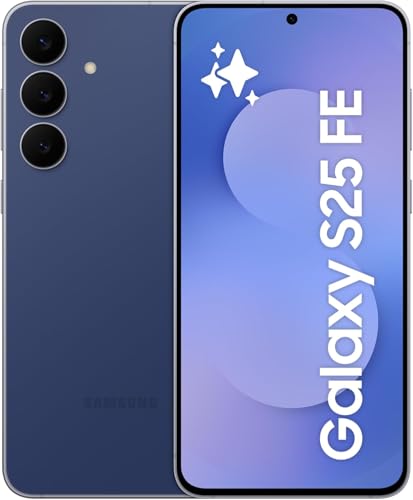 Samsung Galaxy S25 FE 5G SM-S731B Exynos 2400 8GB RAM SIM-Free Unlocked Android 16 Smartphone (Navy, 256, GB) (Renewed)