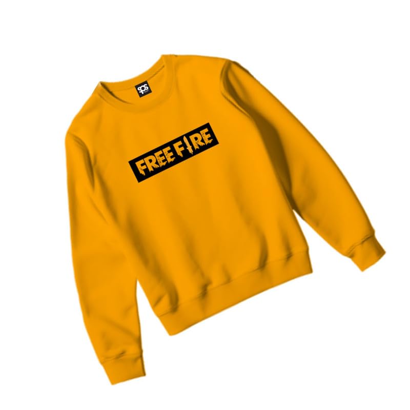 Image of Printed Full Sleeve Round Neck Sweatshirt for Boys & Girls