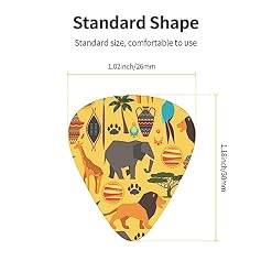Lot de 12 médiators en forme d’éléphant africain pour guitare électrique et basse - Les Beatles, Paul McCartney, John Lennon, RIngo Starr, George Harrison Lot de 12 médiators en forme d'éléphant africain pour guitare électrique et basse – Image 4