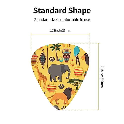 Lot de 12 médiators en forme d’éléphant africain pour guitare électrique et basse - Les Beatles, Paul McCartney, John Lennon, RIngo Starr, George Harrison Lot de 12 médiators en forme d'éléphant africain pour guitare électrique et basse – Image 5
