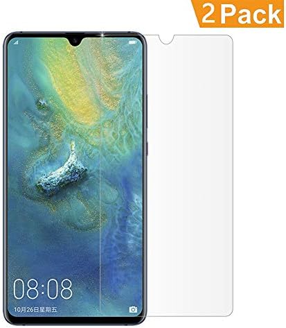 Gosento Huawei Mate 20 X Screen Protector, [2 Pack] Tempered Glass 9H Hardness Film Anti-Scratch Screen Protector for Huawei Mate20 X