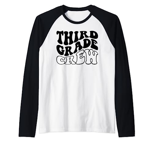 Third Grade Crew Happy First Day Of School 3RD GRADE Back To Raglan Baseball Tee