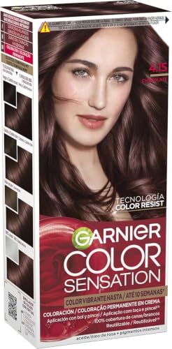 Garnier Color Sensation Coloración, Tono 4.15 Chocolate