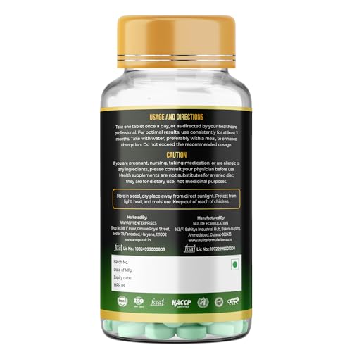 Image of Vegan Vitamin D3 K2 MK-7 Tablets - Lichen D3 & Natto K2 | Supports Bone Strength, Calcium Direction & Immunity | 100% RDA . Plant-Based | 120 Veg Tablets (120 Days)