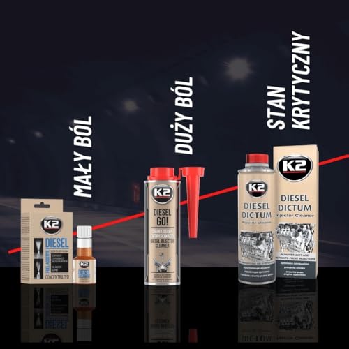 K2 Diesel GO! Diesel Injector Cleaner Reduces Smoke Enhances Fuel Consumption and Engine Performance 250ml - Image 5