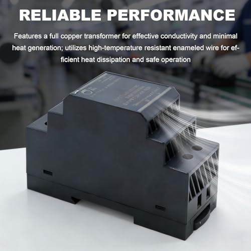 Transformateur rail DIN 24V pour automatisme et sonnette de maison - 4