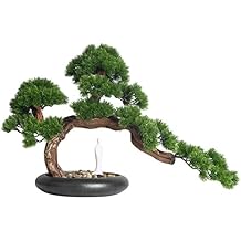 Artificial Bonsai Tree Artificial Bonsai Tree - Artificial Plant Decoration,Ceramic Potted Artificial House Plants,Pine Tree Bonsai Plant,for Decoration Fake Bonsai Tree