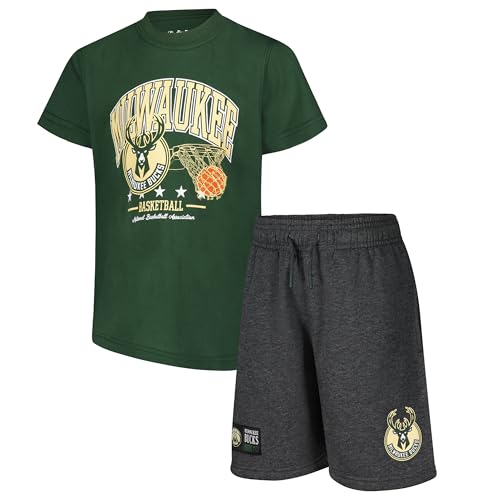 Image of Ultra Game Boys NBA Official Super Soft T-Shirt & Basketball Shorts Set