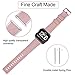 AK Sports Bands Compatible for Fitbit Versa 2, Soft Elastomer Multi-colors Replacement Wristbands for Fitbit Smart Watch (Rose Gold, Small)