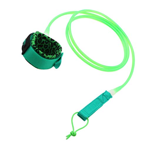 BESPORTBLE coleira de surf de surfe reta para prancha de surfe, corda transparente para surfe, perna