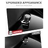 Amazicha Stainless Steel Seat Bolt Screw Nut Mount Kit Skull Pattern Compatible for Harley Davidson Touring Sportster Softail Dyna 1996-2026 Black