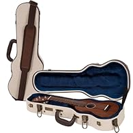 Traditional wood case craftsmanship Antique brass hardware Royal blue crushed velvet interior Pebble weave burlap exterior with espresso trim Internal accessory compartment