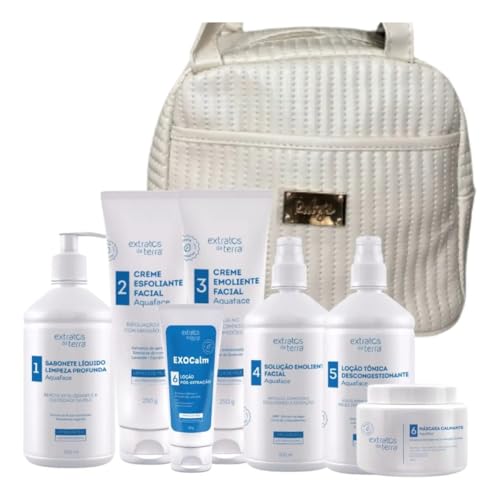 Kit Profissional de Limpeza de Pele com Produtos Aquaface