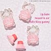 Lip Smacker Hello Kitty Lip Balm, Peach Gummy Flavored Moisturizing, Smoothing Soft Shine, Hydrating & Protecting Fun Tasty Flavors, Cruelty-Free - Positively Peach
