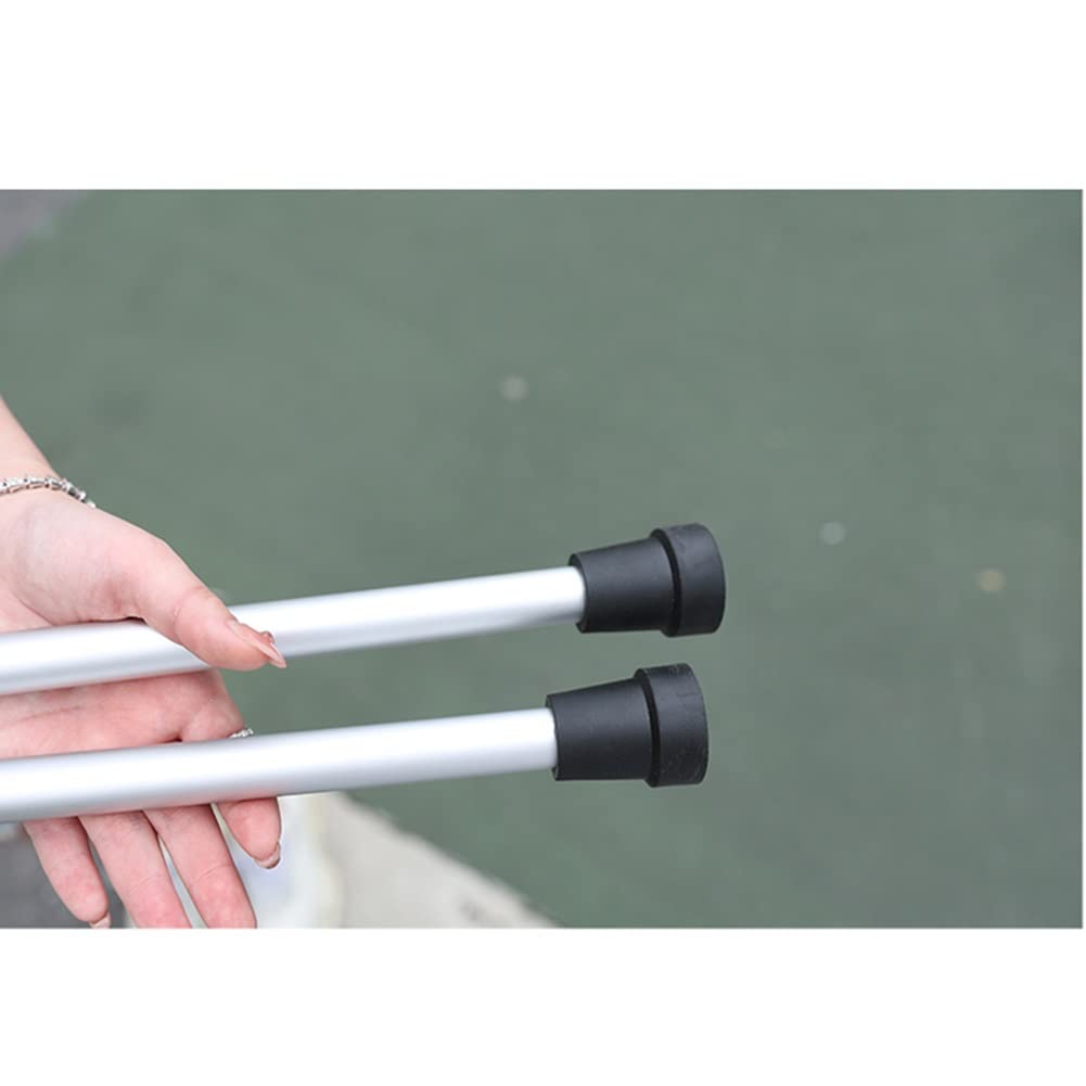 Muletas de antebrazo para adultos, muletas de antebrazo ajustables y livianas con asas de goma, agarre cómodo, muletas médicas para caminar, altura aplicable: 140-190 cm (Size : 2 Counts) Double the