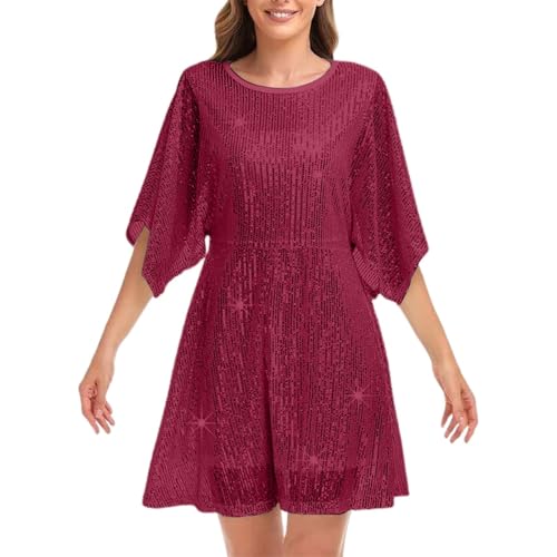 Robe de soirée scintillante longueur genou de qualité supérieure pour grand mariage