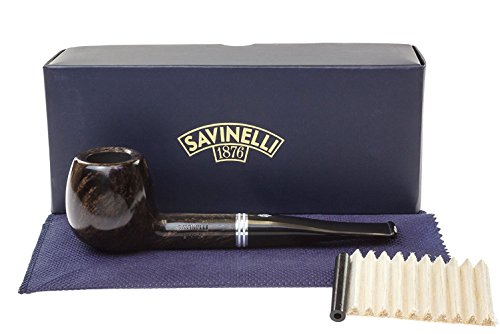 Savinelli Italian Tobacco Smoking Pipes, Bianca Smooth 207