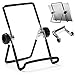 VOVIGGOL Support Tablette Réglable iPad Stand Pliable Portable Support Telephone Bureau Dock pour iPad, iPad Pro, Air, Samsung, Kindle Fire, Switch, Support de Cadre Photo (Grand Noir)