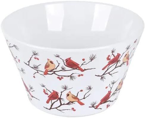 Temp-tations 3-qt Stoneware Serving Bowl, 5 Designs (Floral Lace)
