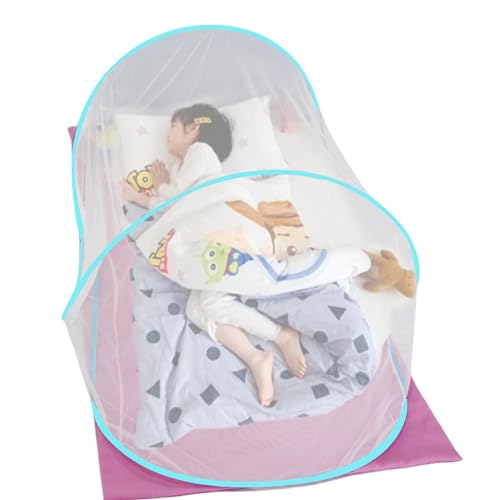 Tienda de malla para cuna plegable contra el calor en acampadas 8