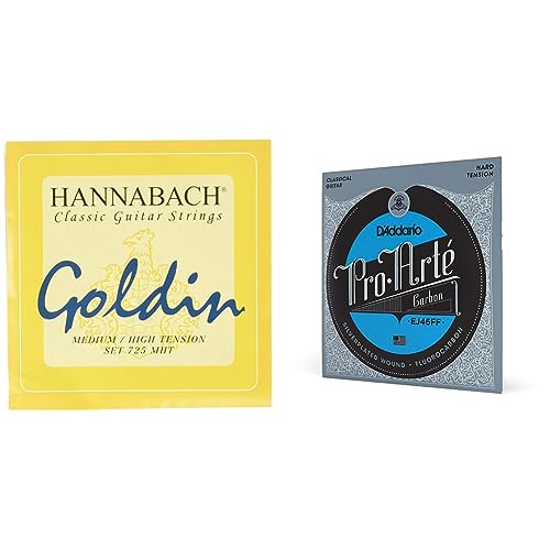 Hannabach 652727 Série 725 Cordes pour Guitare Classique Medium/High Tension Goldin & D’Addario EJ46FF Pro Arte jeu de cordes pour guitare classique Tirant fort - Les Beatles, Paul McCartney, John Lennon, RIngo Starr, George Harrison Hannabach 652727 Série 725 Cordes pour Guitare Classique Medium/High Tension Goldin & D'Addario EJ46FF Pro Arte jeu de cordes pour guitare classique Tirant fort