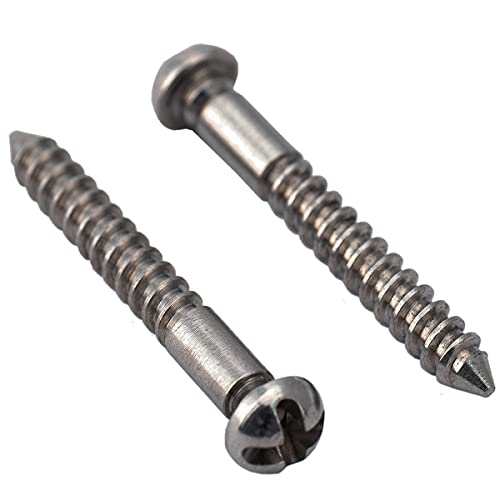 Musiclily Ultra 30X3,5mm Aço Inoxidável Parafusos para Ponte Tremolo Guitarra Estilo PRS, Cor Origin