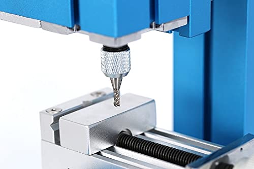 Universal Mini Metal Milling Machine Motorized Metalworking DIY Tool Benchtop Woodworking for Hobby Science Education Modelmaking W10004M AC100V~240V (24W Milling) - Image 5