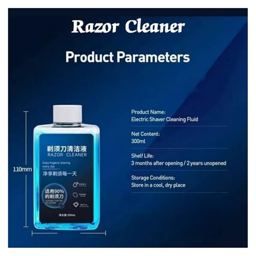 Razor Cleaning Solution. Compatible With Panasonic. Compatible With Philips. Compatible With Braun(1pcs)