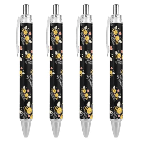 Stylo à bille rétractable 0,5 mm noir fini les taches et les bavures d'encre